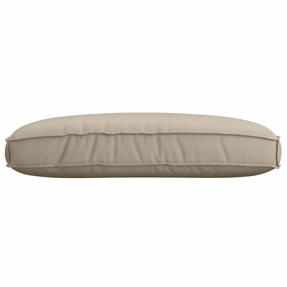 Kissen Taupe 120 x 80 x 12 cm Oxford-Stoff