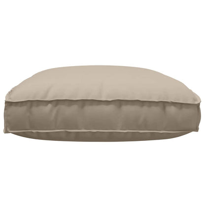 Kissen Taupe 120 x 80 x 12 cm Oxford-Stoff