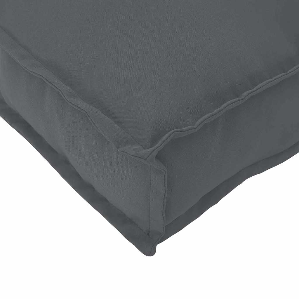 Kissen 2 stk. Oxford-Stoff Anthrazit 40 x 40 x 8 cm
