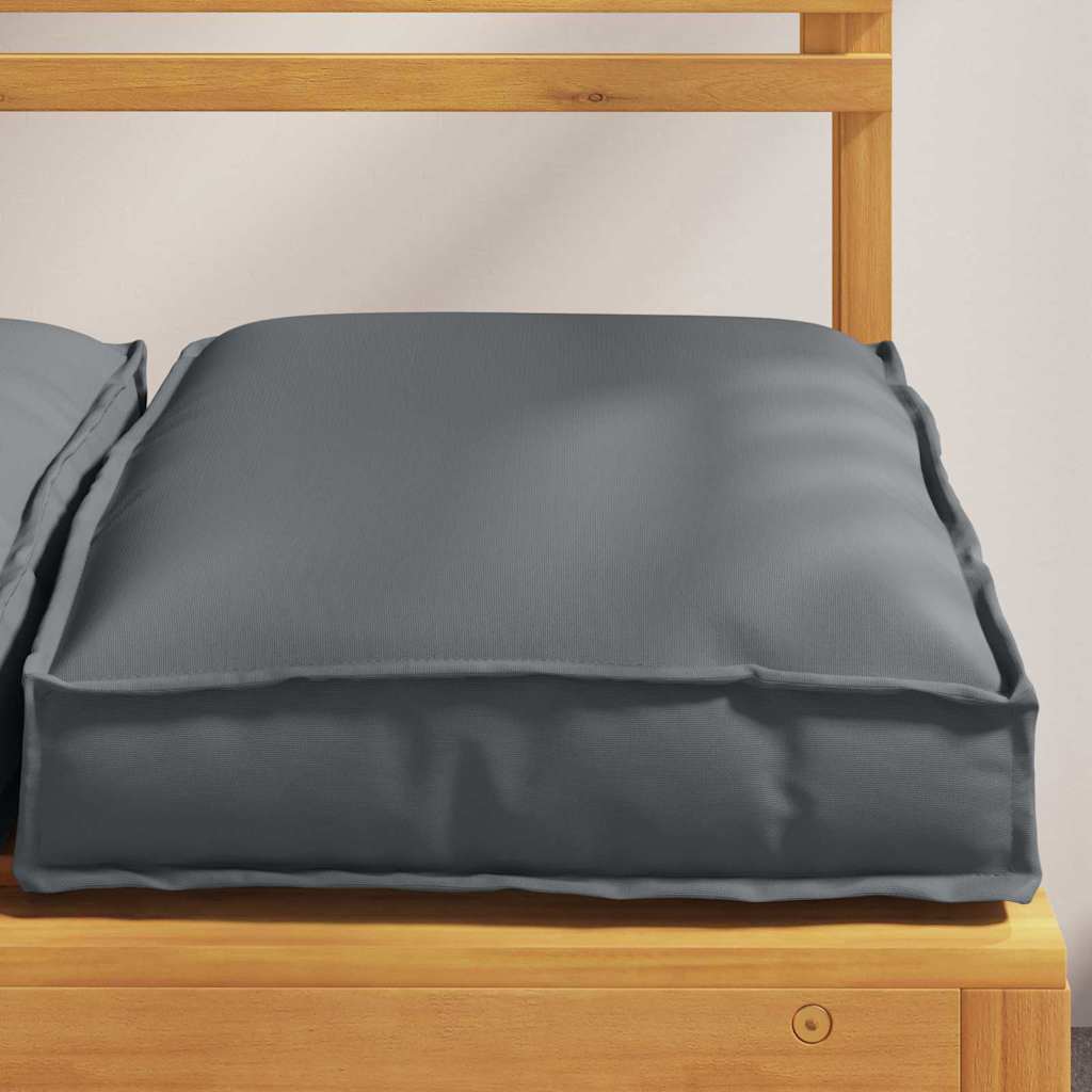 Kissen 2 stk. Oxford-Stoff Anthrazit 40 x 40 x 8 cm