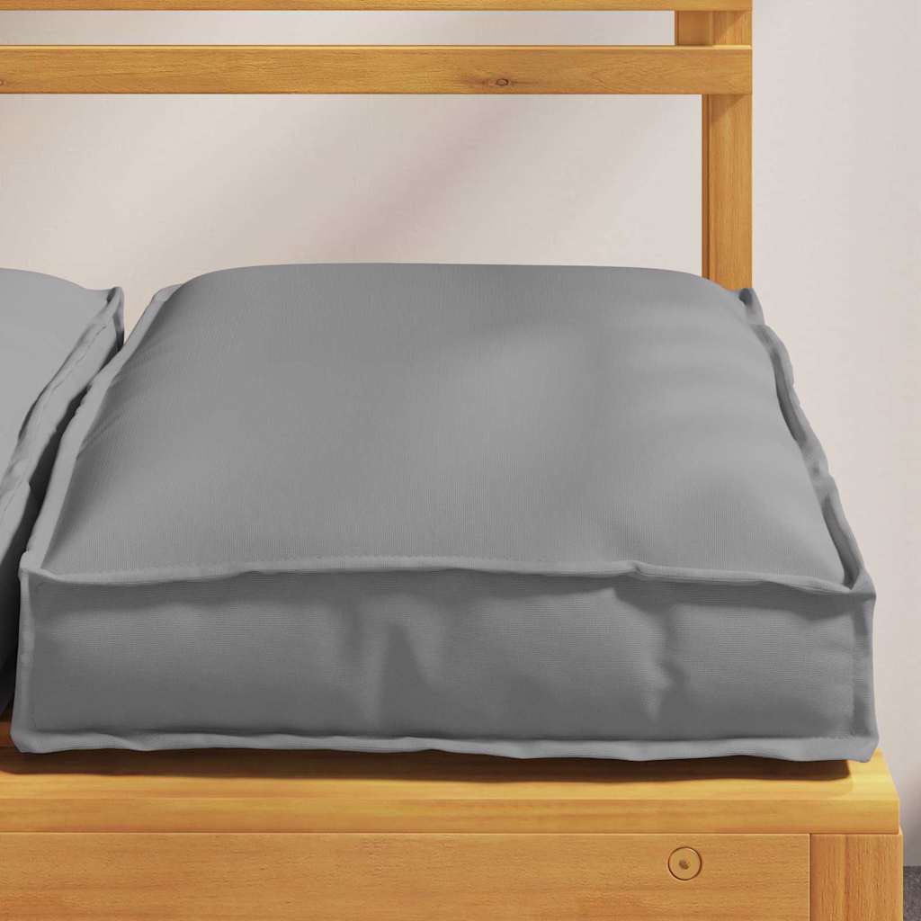 Kissen 2 pcs Grau 40 x 40 x 8 cm Oxford-Stoff