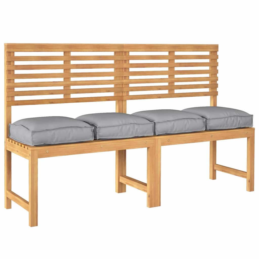 Kissen 4 pcs Grau 40 x 40 x 8 cm Oxford-Stoff