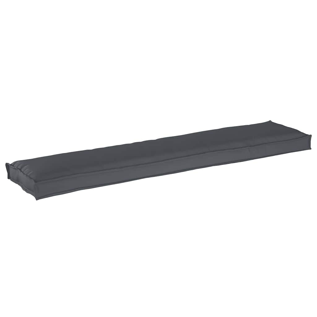 Palettenkissen Anthrazit 180 x 40 x 8 cm Oxford-Stoff