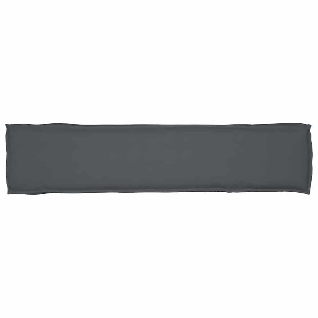 Palettenkissen Anthrazit 180 x 40 x 8 cm Oxford-Stoff