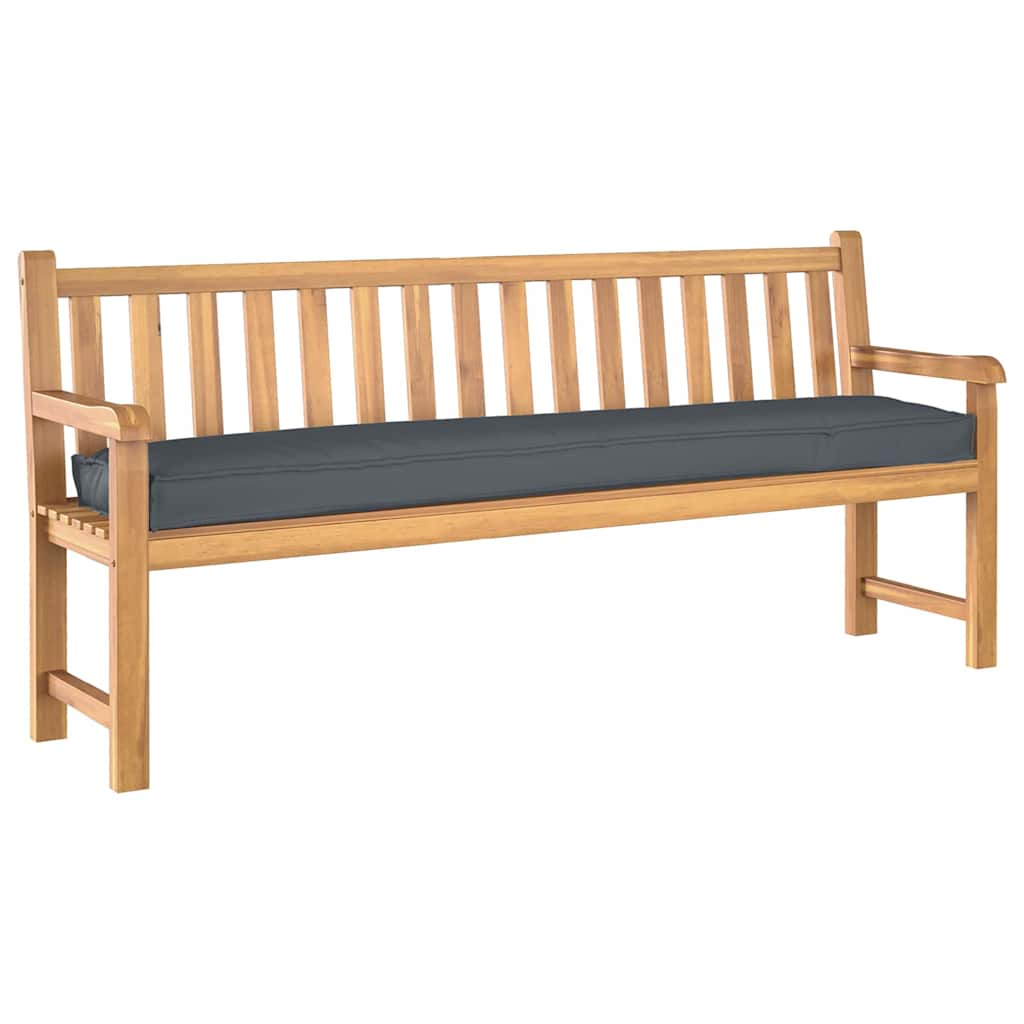 Palettenkissen Anthrazit 200 x 40 x 8 cm Oxford-Stoff
