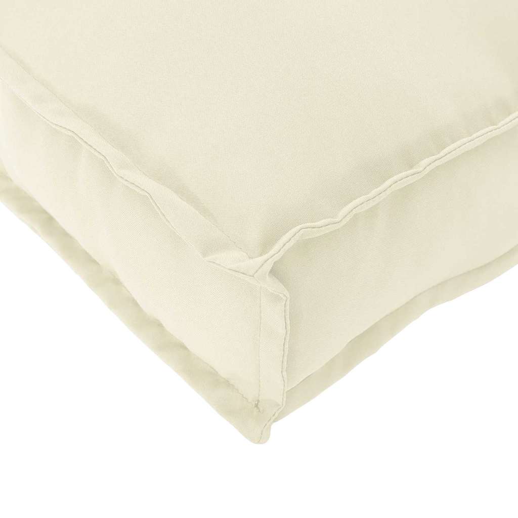 Palettenkissen Creme 200 x 40 x 8 cm Oxford-Stoff