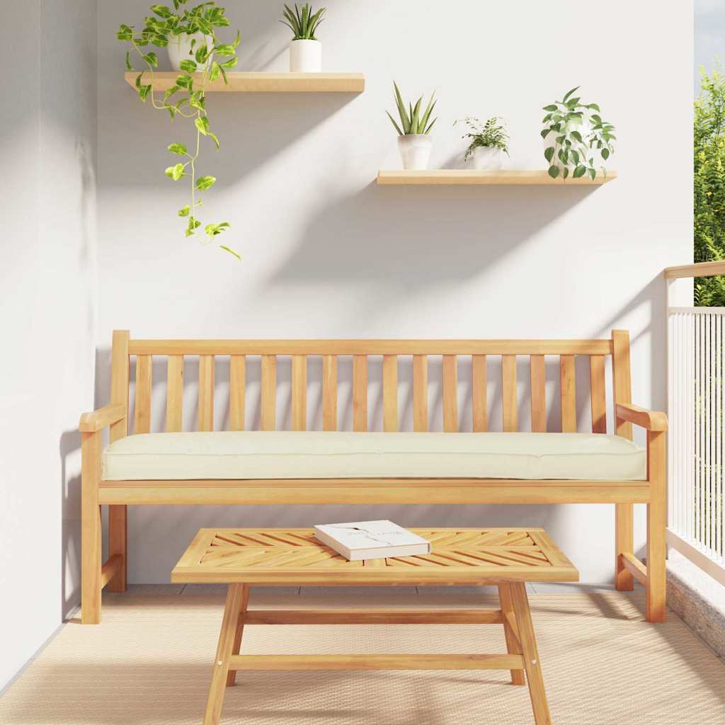Palettenkissen Creme 200 x 40 x 8 cm Oxford-Stoff