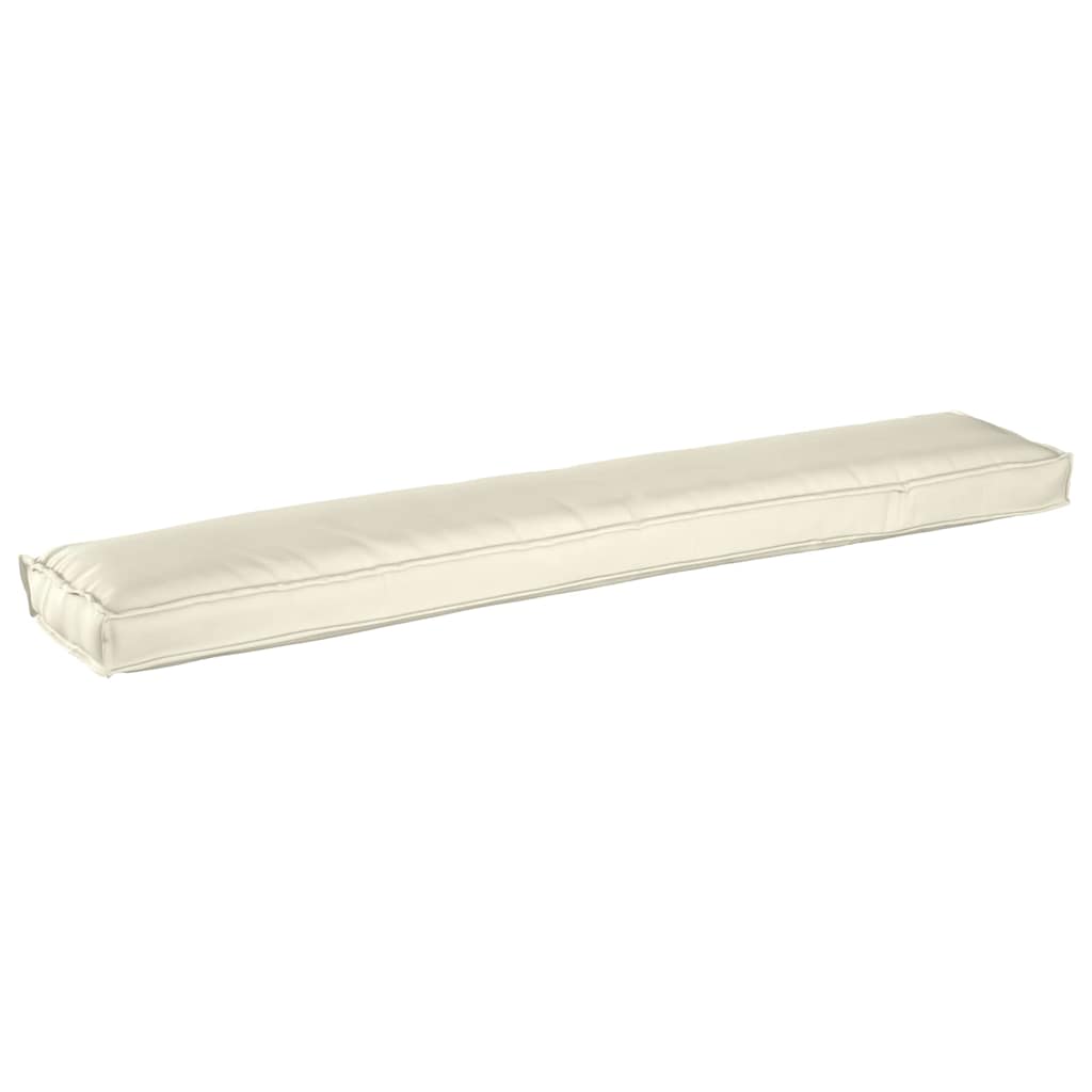 Palettenkissen Creme 200 x 40 x 8 cm Oxford-Stoff