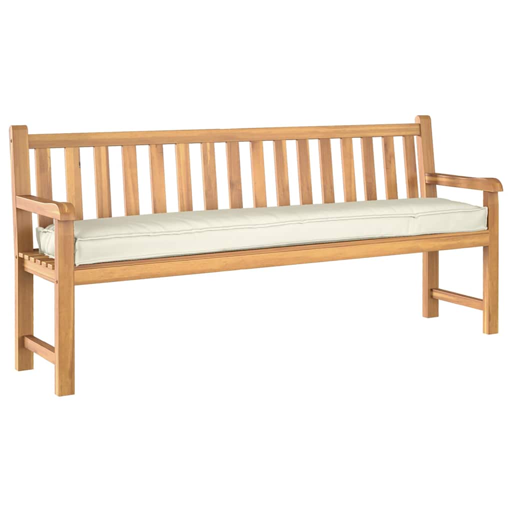 Palettenkissen Creme 200 x 40 x 8 cm Oxford-Stoff