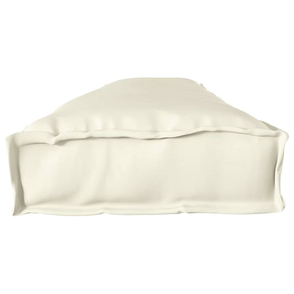 Palettenkissen Creme 200 x 40 x 8 cm Oxford-Stoff