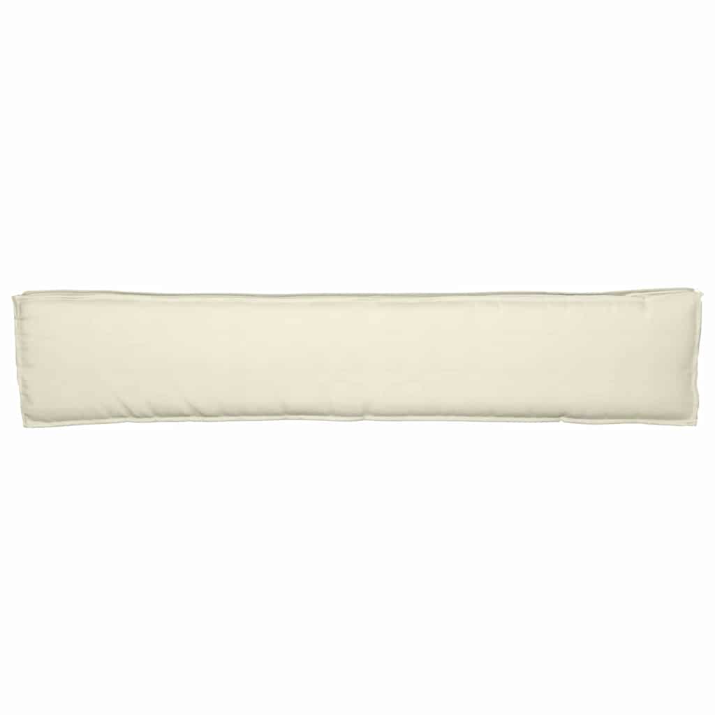 Palettenkissen Creme 200 x 40 x 8 cm Oxford-Stoff