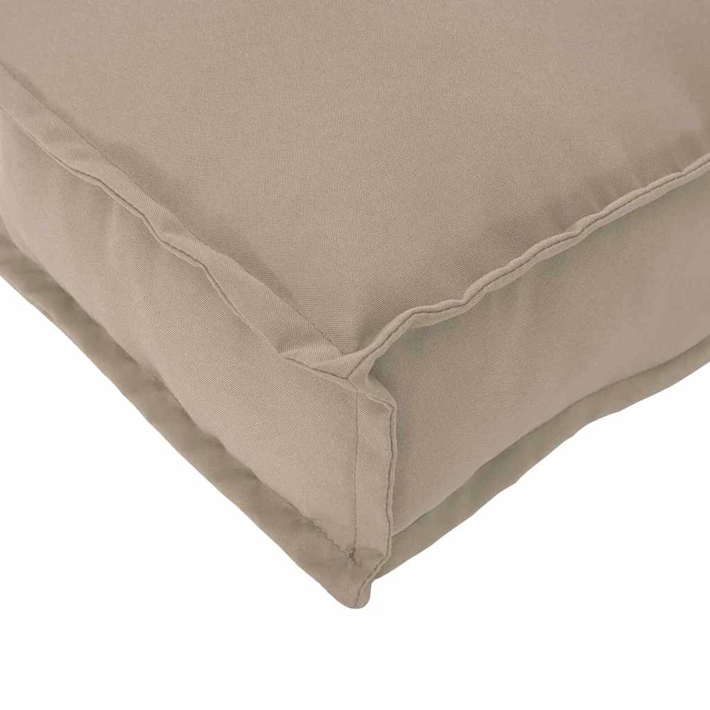 Palettenkissen Taupe 200 x 40 x 8 cm Oxford-Stoff