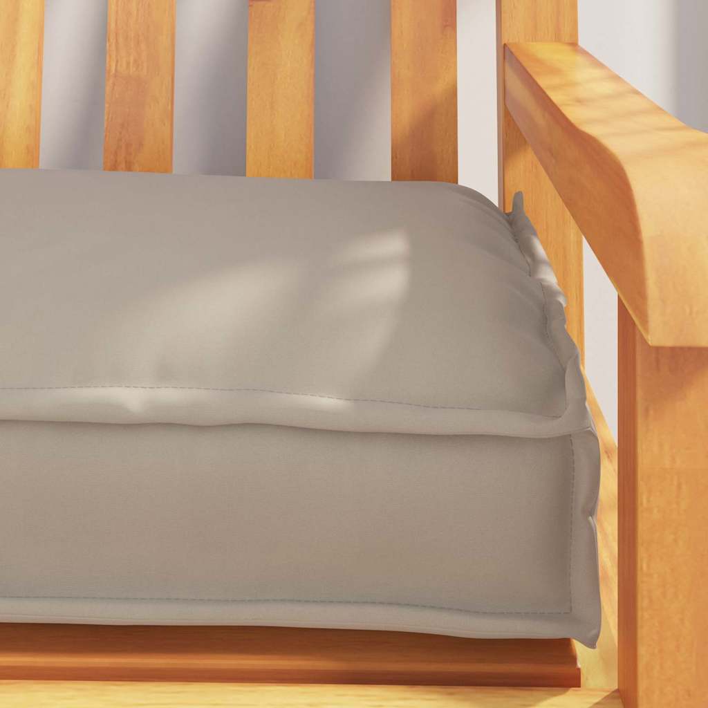 Palettenkissen Taupe 200 x 40 x 8 cm Oxford-Stoff