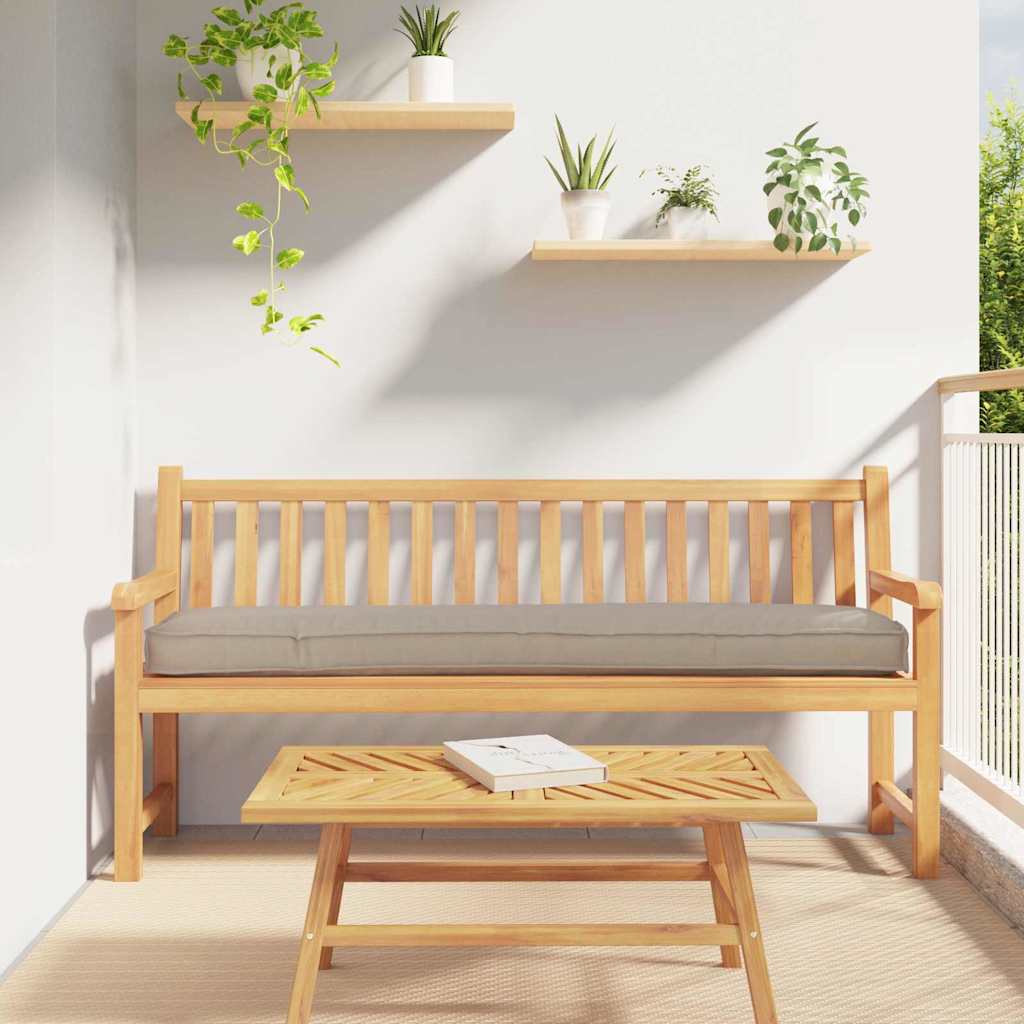 Palettenkissen Taupe 200 x 40 x 8 cm Oxford-Stoff