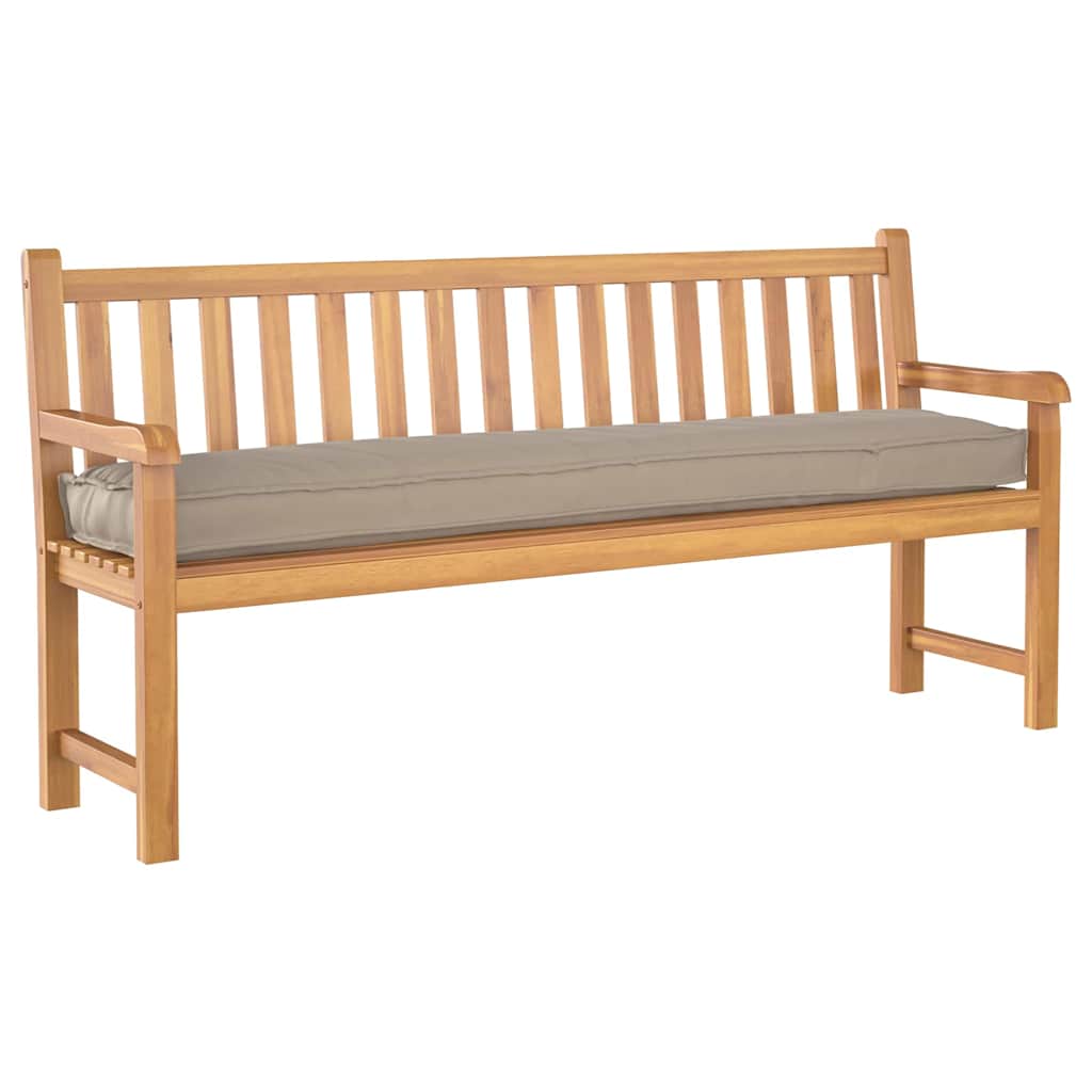Palettenkissen Taupe 200 x 40 x 8 cm Oxford-Stoff