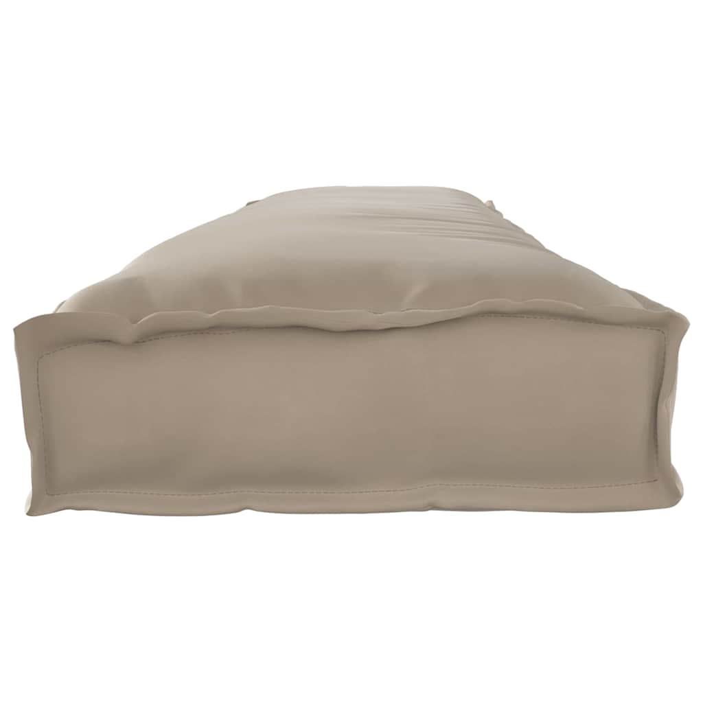 Palettenkissen Taupe 200 x 40 x 8 cm Oxford-Stoff
