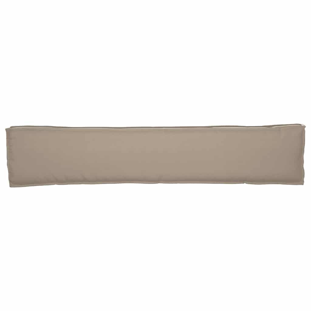 Palettenkissen Taupe 200 x 40 x 8 cm Oxford-Stoff
