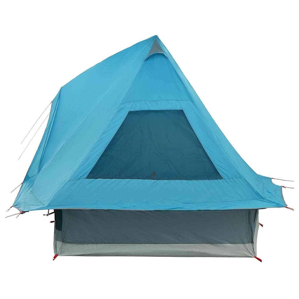 Familien-Tipi-Zelt mit Dach Blau 466 x 310 x 240 cm