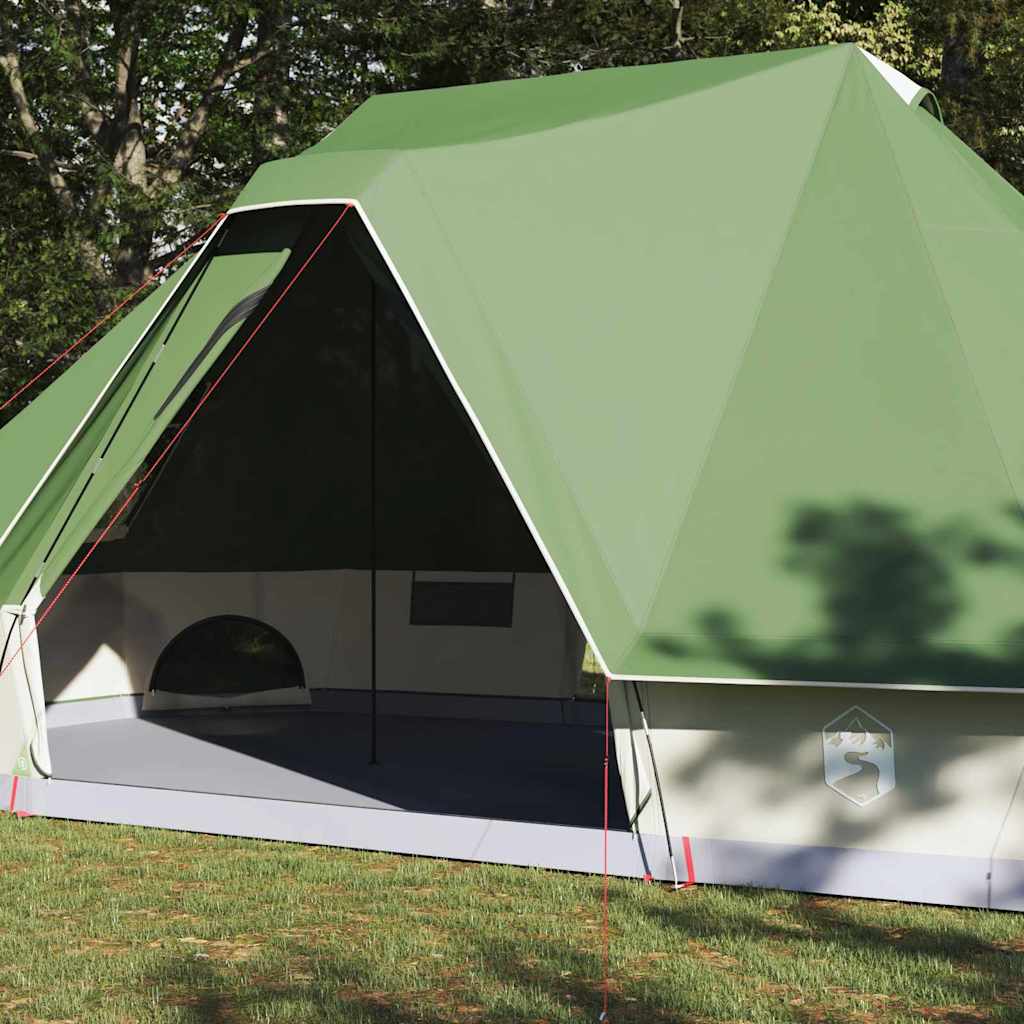 Familien-Tipi-Zelt mit Dach Grün 680 x 430 x 270 cm