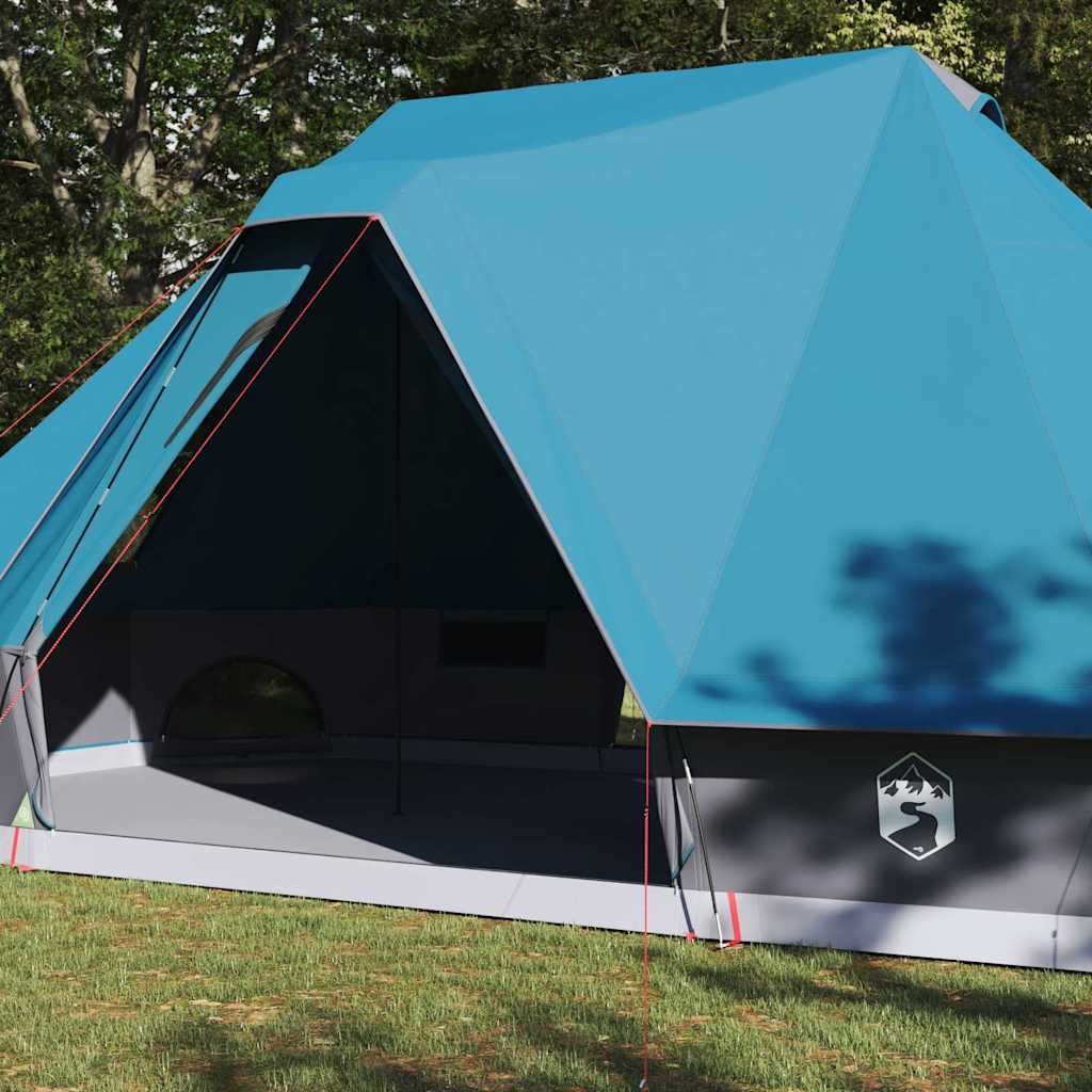 Familien-Tipi-Zelt mit Dach Blau 680 x 430 x 270 cm