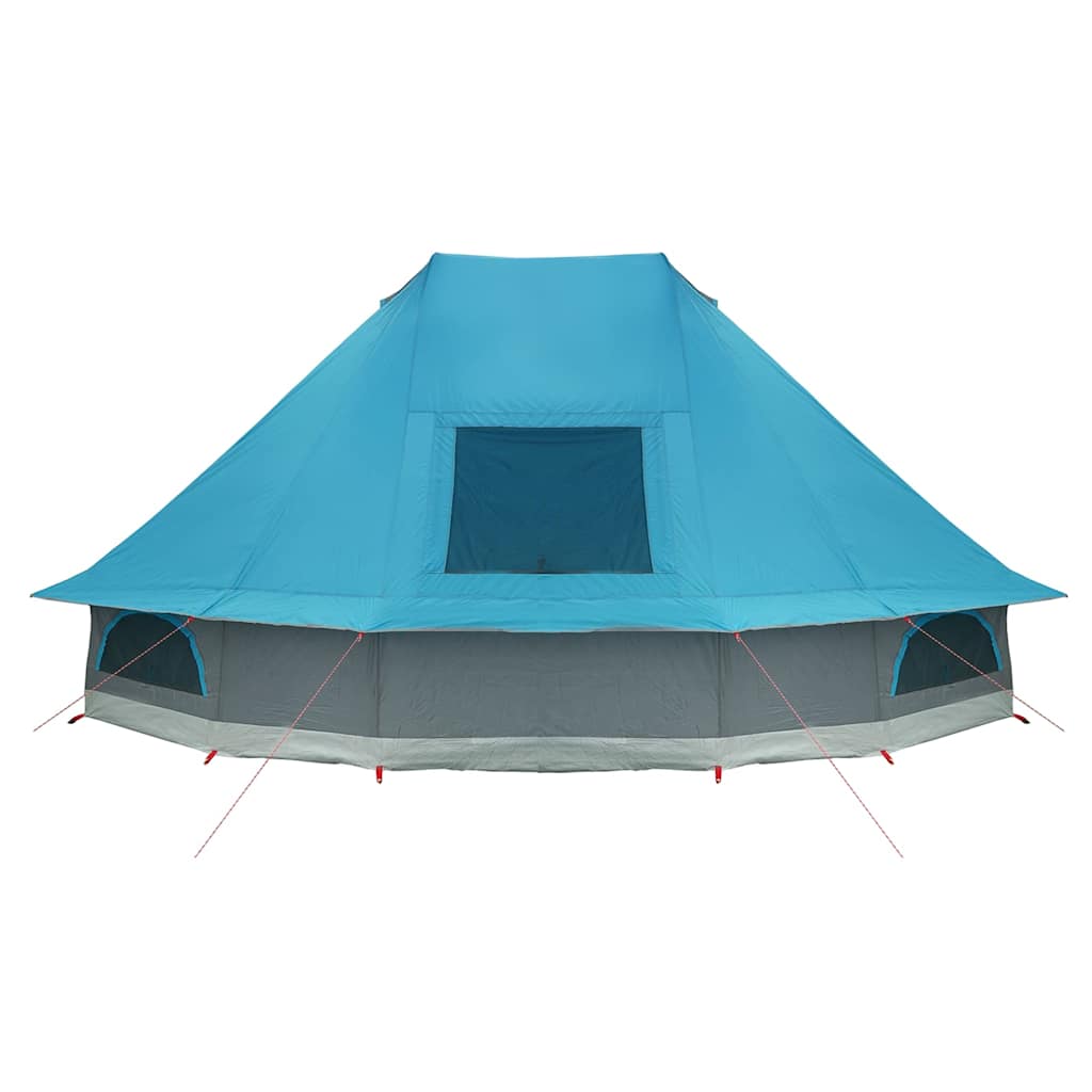 Familien-Tipi-Zelt mit Dach Blau 680 x 430 x 270 cm