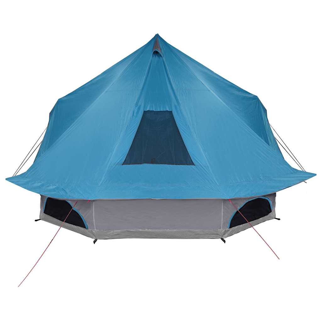 Familien-Tipi-Zelt mit Dach Blau 680 x 430 x 270 cm