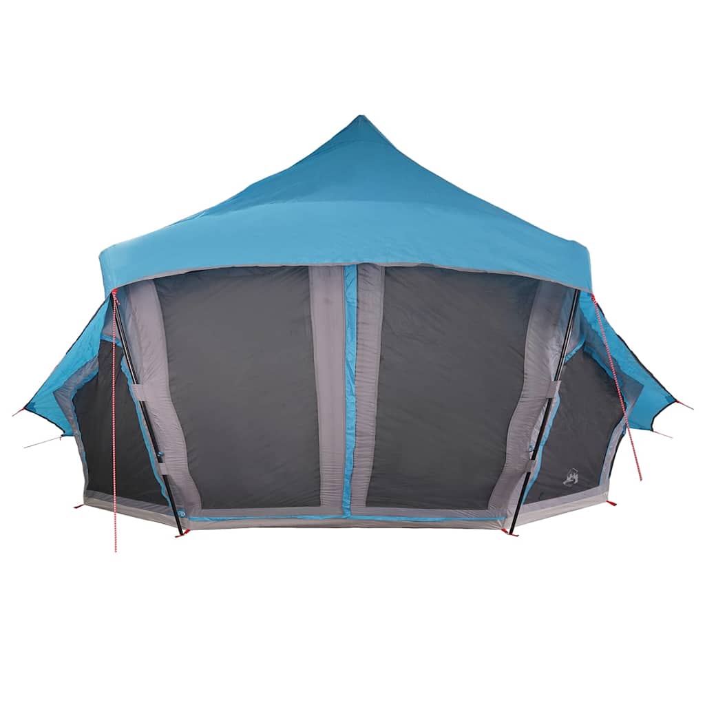 Tipi Zelt 10 Personen Blau Taft