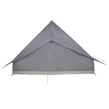 Tipi Zelt mit Dach Grau und Orange 364 x 281 x 257 cm Taft