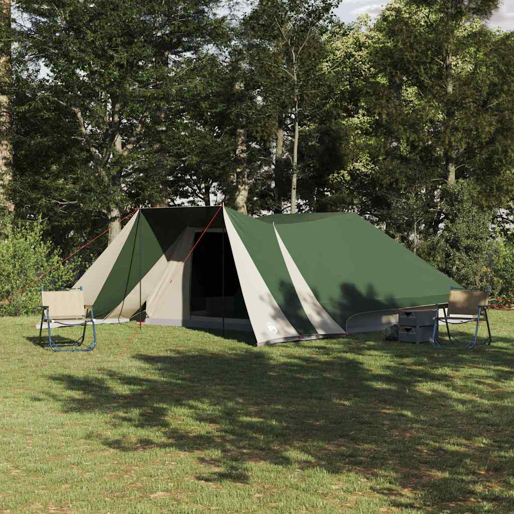 Tipi Zelt mit Dach mit Speicher Grün 660 x 456 x 200 cm Taft