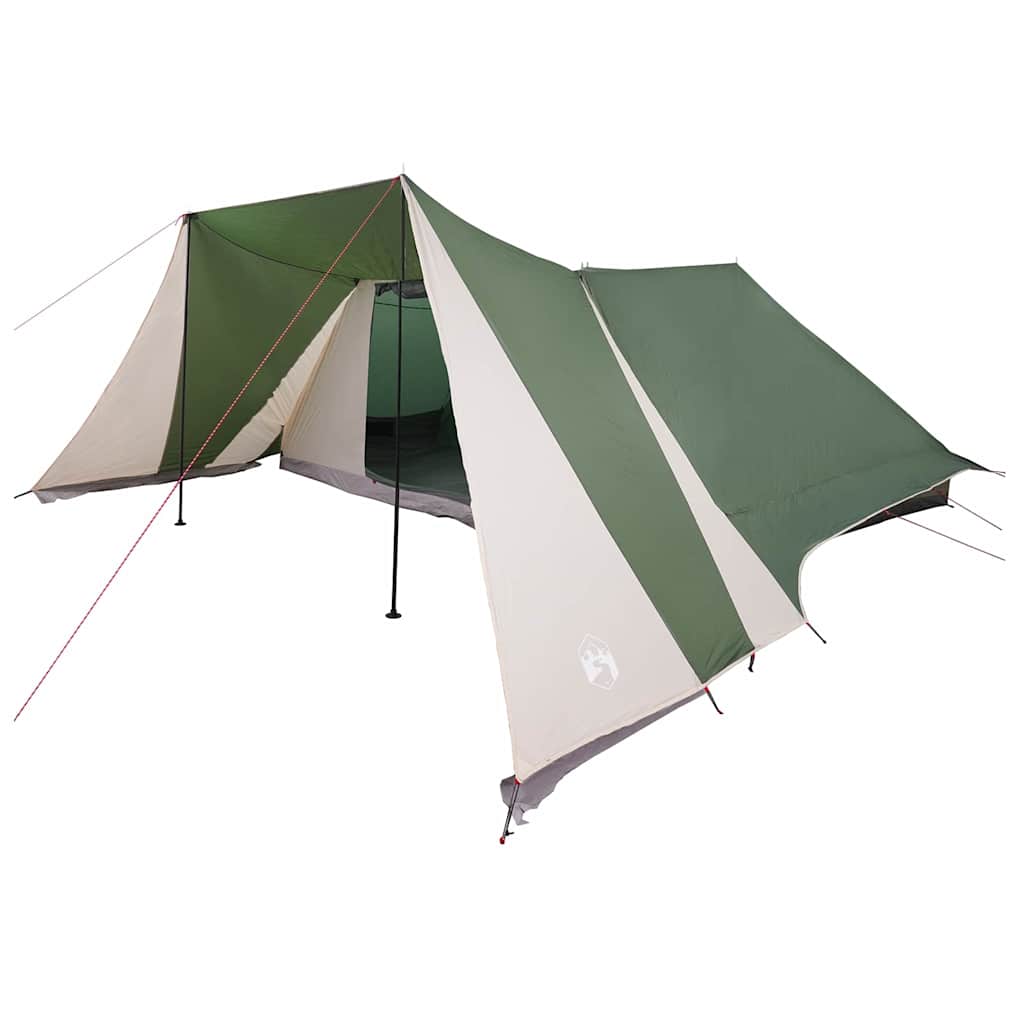 Tipi Zelt mit Dach mit Speicher Grün 660 x 456 x 200 cm Taft