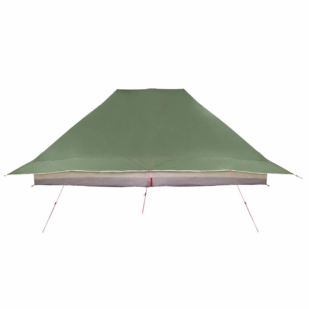 Tipi Zelt mit Dach mit Speicher Grün 660 x 456 x 200 cm Taft