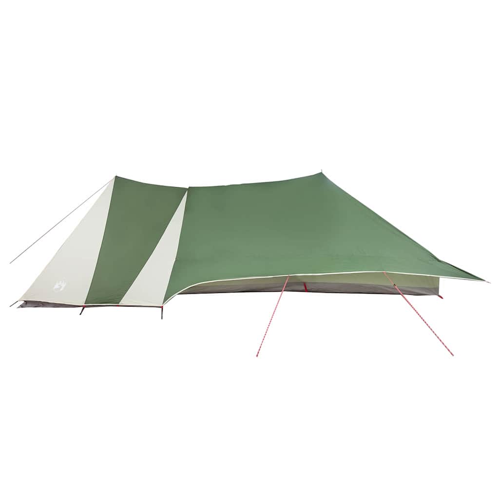 Tipi Zelt mit Dach mit Speicher Grün 660 x 456 x 200 cm Taft