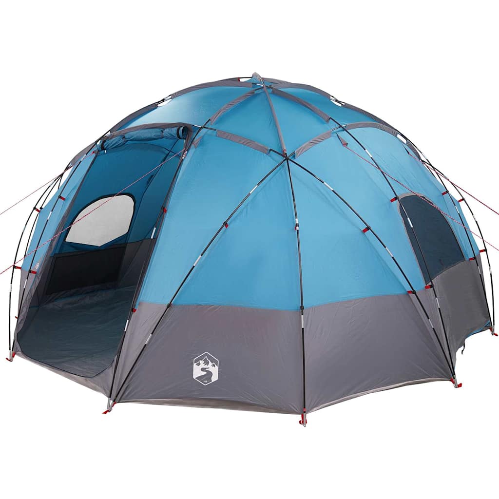 Campingzelt mit Dach Blau 475 x 475 x 235 cm Polyester