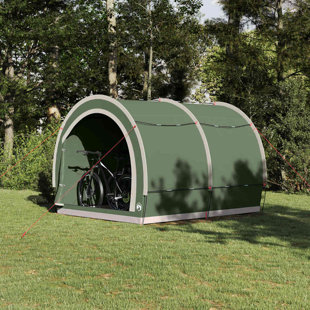 Fahrradgarage (Zelt) Grün 256 x 222 x 182 cm Taft