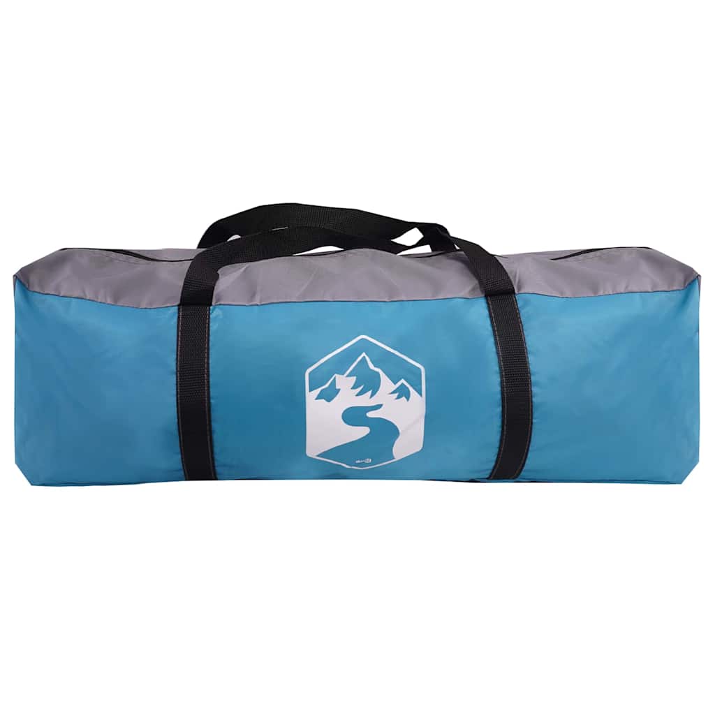 Fahrradgarage mit Dach Blau 256 x 222 x 182 cm Taft