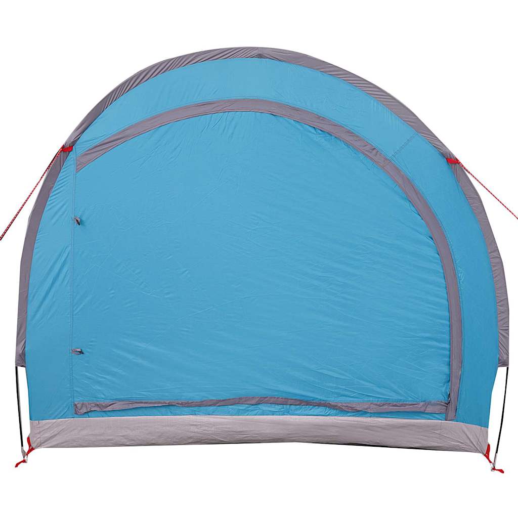Fahrradgarage mit Dach Blau 256 x 222 x 182 cm Taft