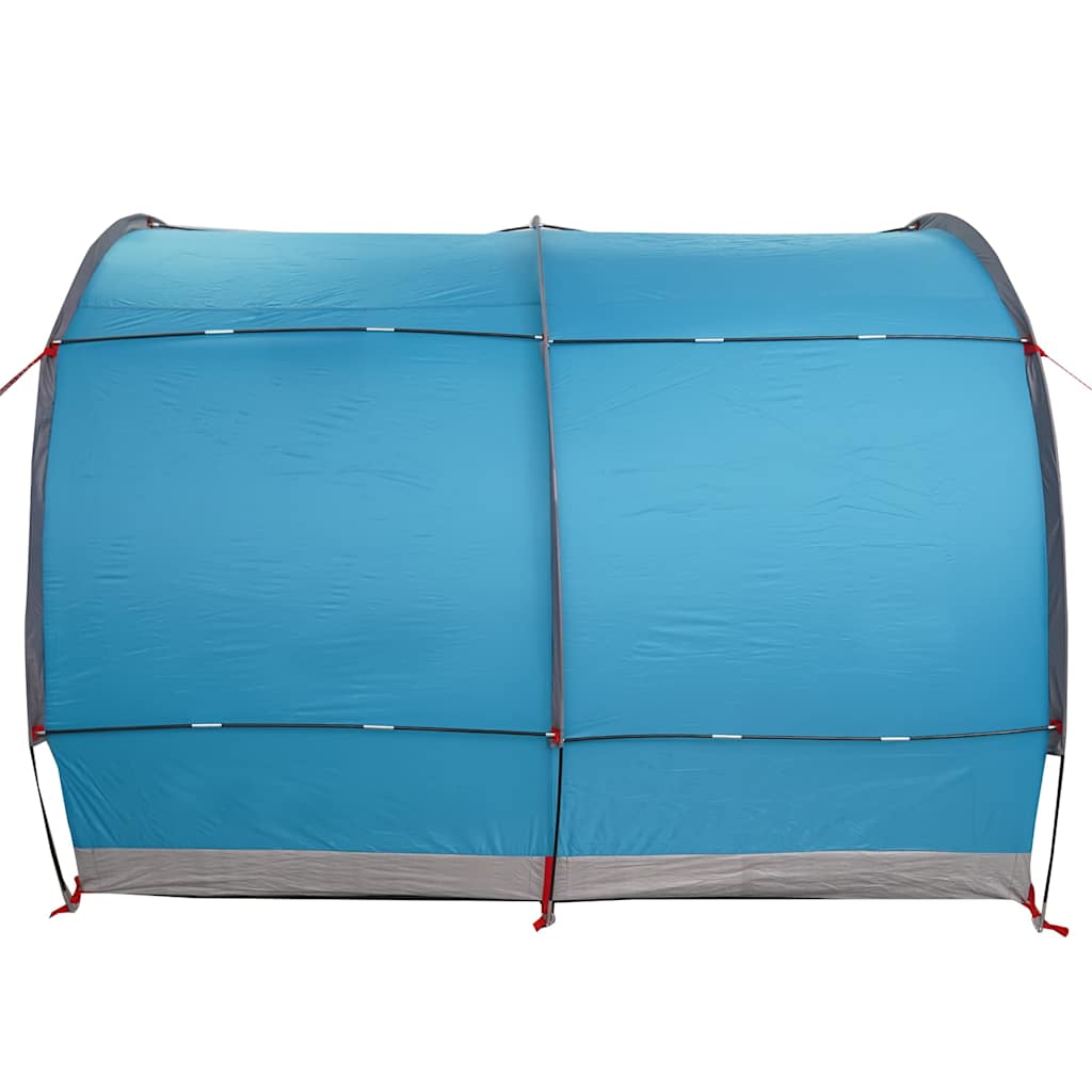 Fahrradgarage mit Dach Blau 256 x 222 x 182 cm Taft