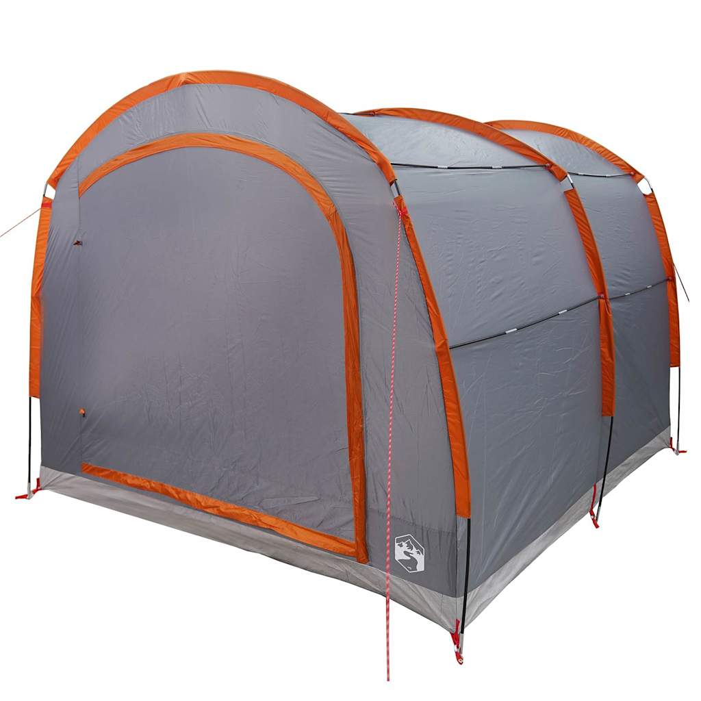 Zelt 268 x 240 x 191 cm Wasserdicht Grau und Orange Polyester