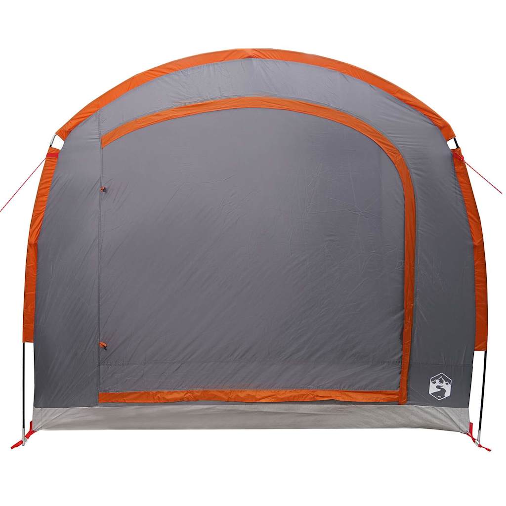 Zelt 268 x 240 x 191 cm Wasserdicht Grau und Orange Polyester