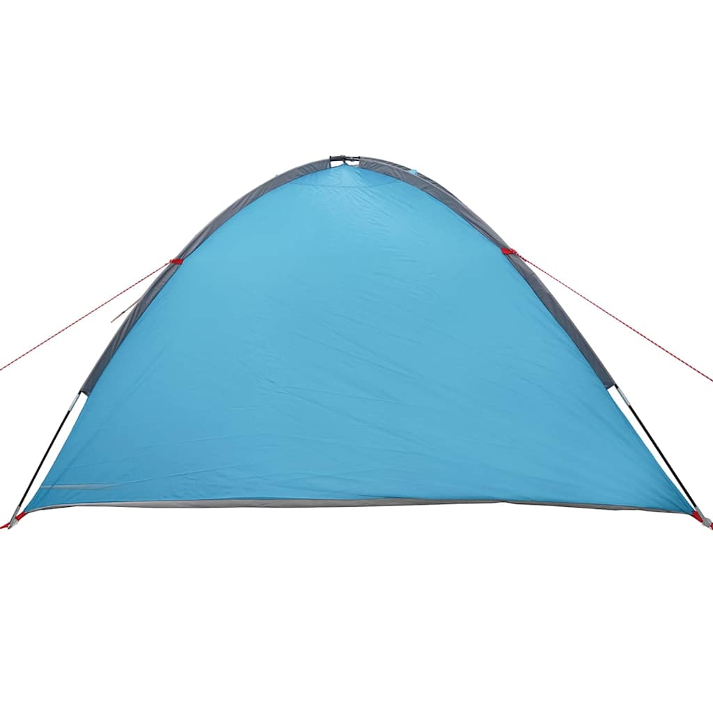 Kuppelzelt 4 Personen Blau Taft Wasserdicht