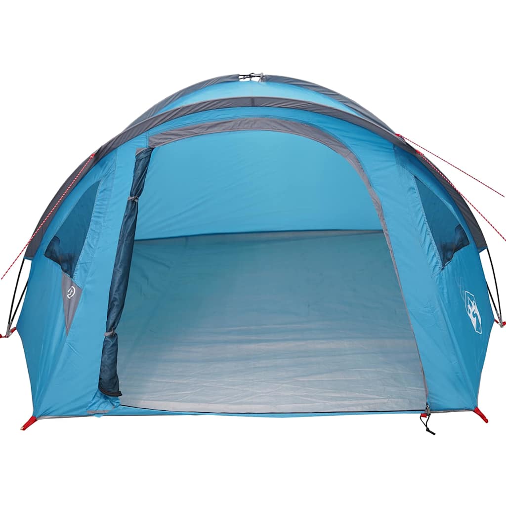 Kuppelzelt 4 Personen Blau Taft Wasserdicht