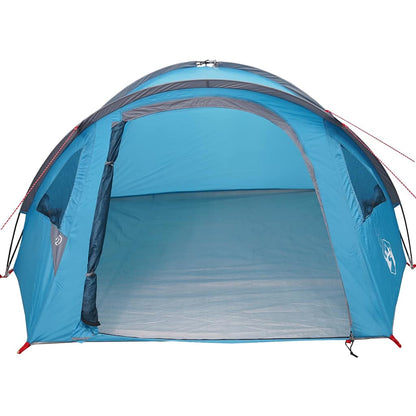 Kuppelzelt 4 Personen Blau Taft Wasserdicht