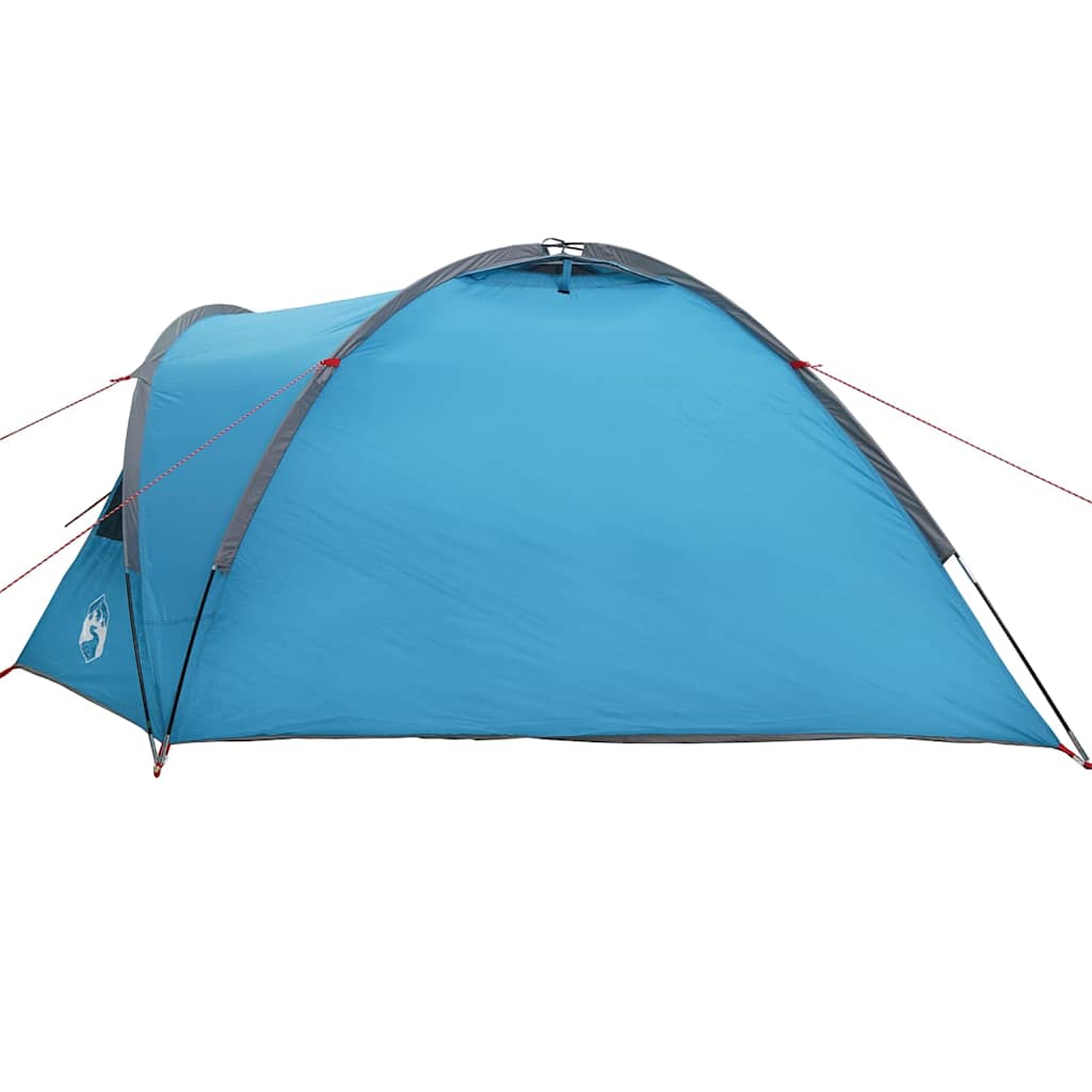 Kuppelzelt 4 Personen Blau Taft Wasserdicht