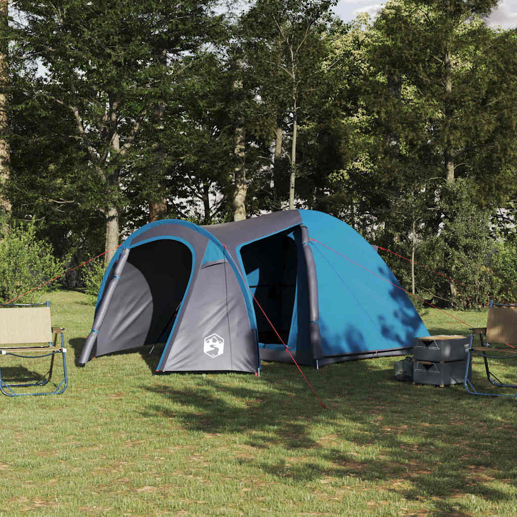Kuppelzelt 6 Personen Blau