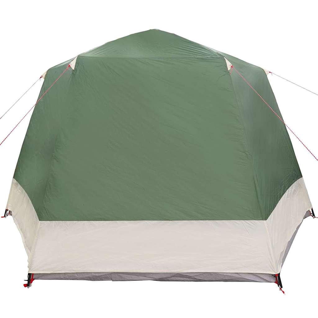 Campingzelt 8 Personen Grün Polyester Wasserdicht