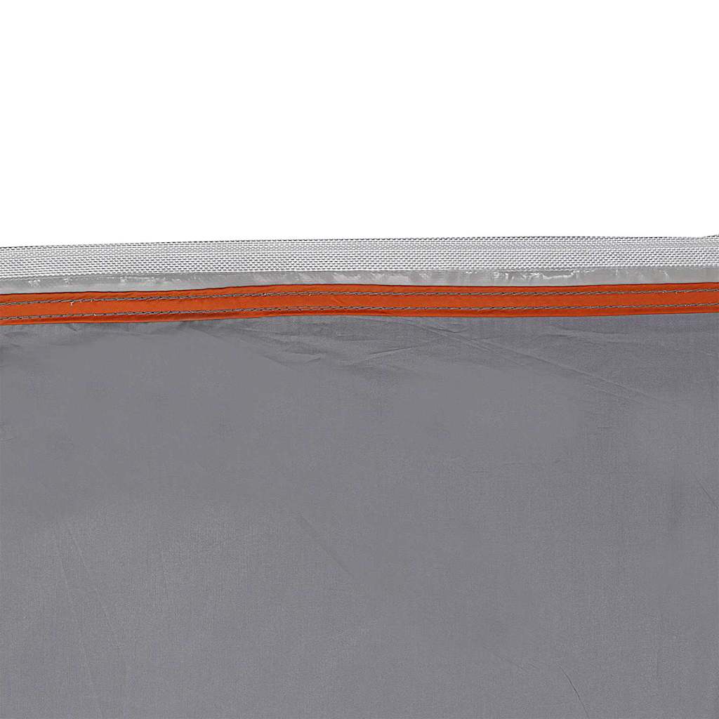 Wasserfeste Plane Personen 240 x 300 cm Grau und Orange