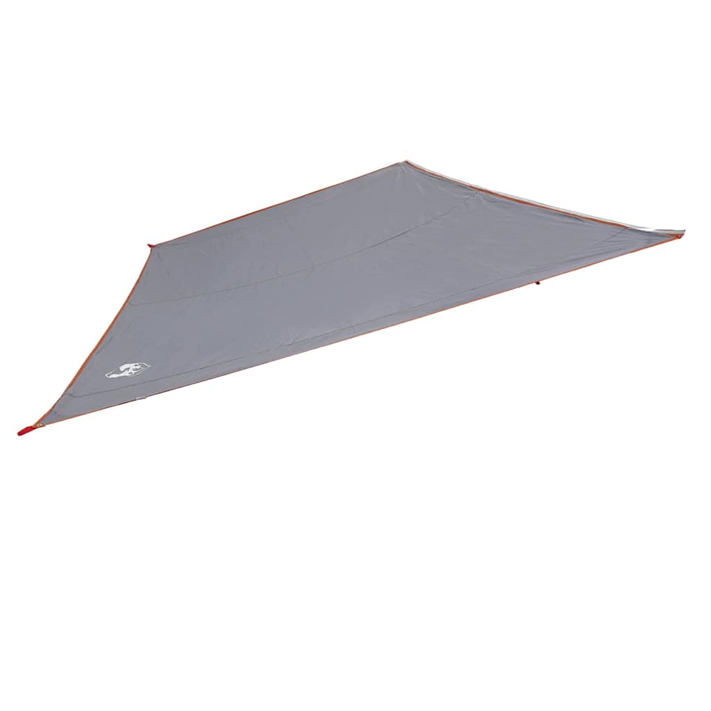 Wasserfeste Plane Personen 240 x 300 cm Grau und Orange