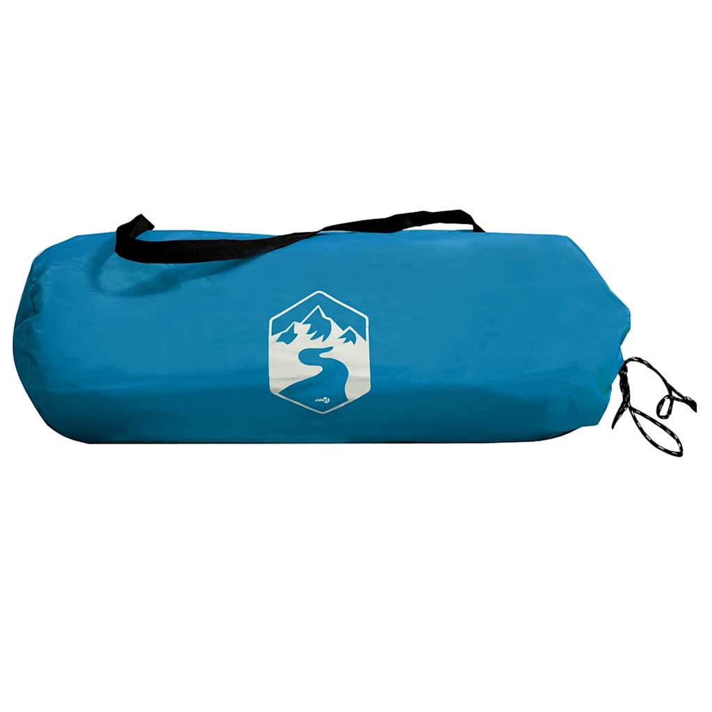 Wohnwagenmarkise Personen 240 x 460 cm Wasserdicht Blau Taft