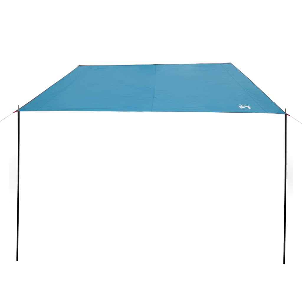 Wohnwagenmarkise Personen 240 x 460 cm Wasserdicht Blau Taft