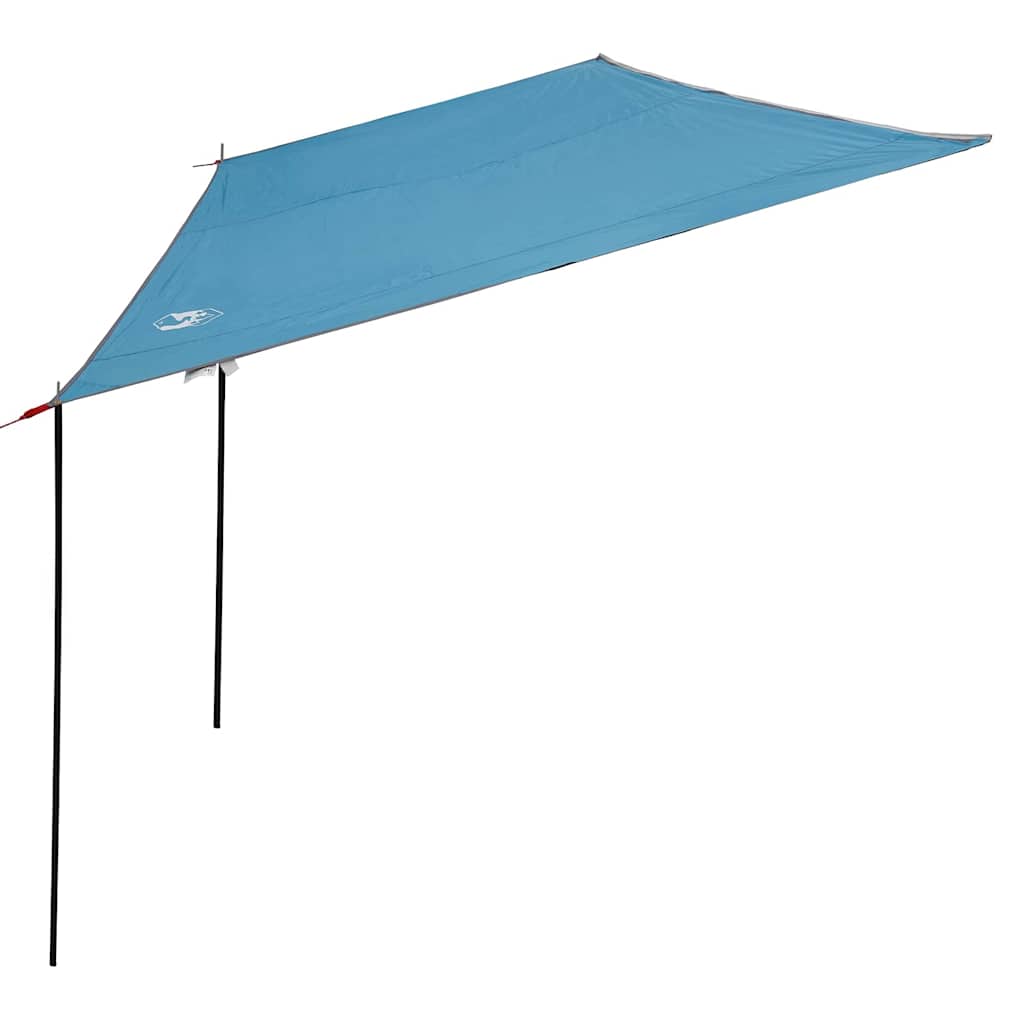 Wohnwagenmarkise Personen 240 x 460 cm Wasserdicht Blau Taft
